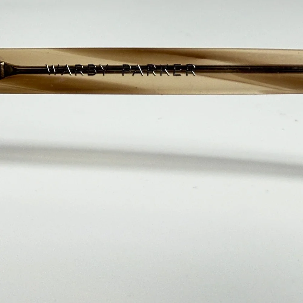 Warby Parker Barkley 207‎ Eyeglasses Frames Brown Striped 51-20-140 Eyewear